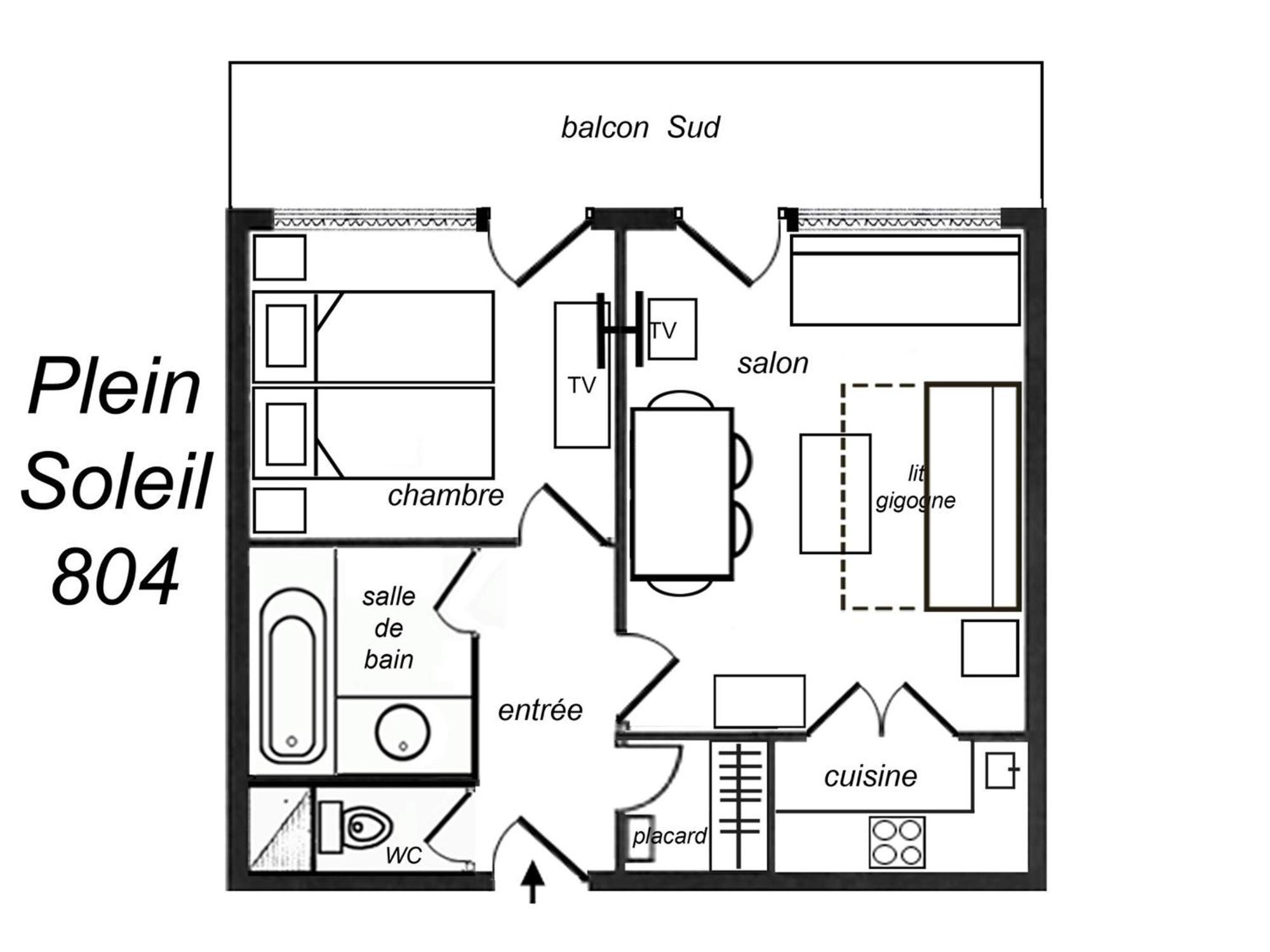 Appartement Ensoleille Avec Tv, Proche Pistes Et Commerces, Residence Plein Soleil, Les Allues - Fr-1-182-18 Méribel Eksteriør bilde
